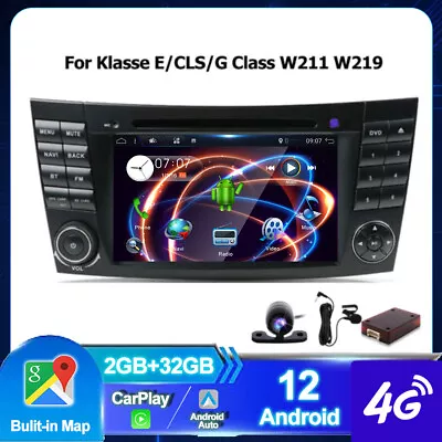 Car Stereo For Mercedes Benz Klasse E/CLS/G Class W211 W219 Android 12 Car Play • £179.99