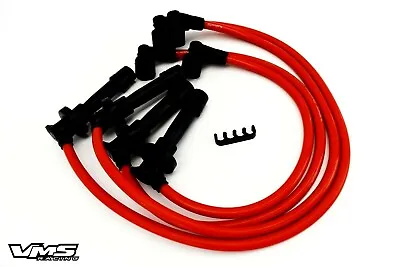 90-94 Mitsubishi Eclipse 10mm Race Spark Plug Wires Red • $44.95