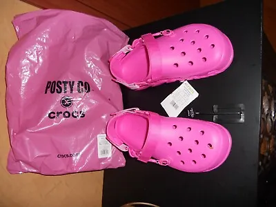 Crocs Unisex Duet Max Clgii  Post Malone Electric Pink  Size US M11   207268-6QQ • $160