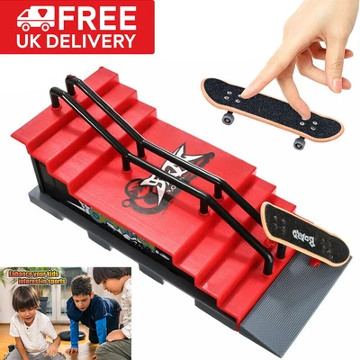 £10.95 • Buy Mini Skate Park Ramp Parts For Tech Deck Fingerboard Finger Board Skateboard Kit