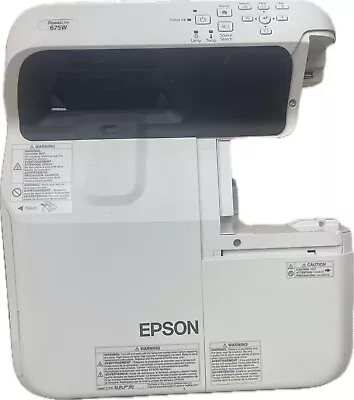 Epson PowerLite 675W Projector 3LCD Projector 2000-2600 Hours • $75