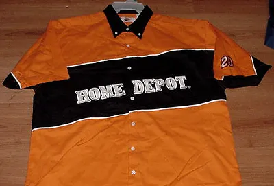 Tony Stewart Home Depot Uniform Pit Crew Shirt Nascar Free Shipping In USA • $24.99