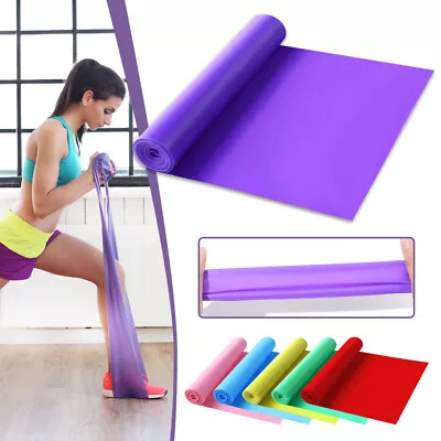 $7.21 • Buy Yoga Straps Pilates Stretch Resistance Band Exercise Fitness Gym Training Belt