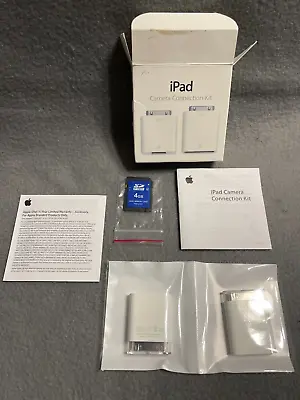 Genuine Apple A1358/A1362 IPad Camera Connection Kit (MC531ZM/A) Unused • £3.99