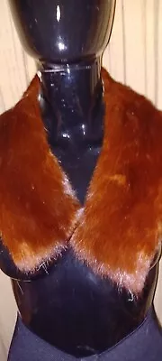 Vintage  Mink  1950's Fur Collar  30 Inches1950's Glam Luxury Sustainable • $6.40