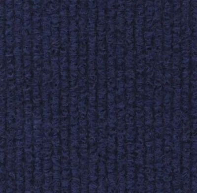 CORD Marine | Navy Blue Quality Rib Carpet Recyclable Ideal Temporary Flooring • £59.49