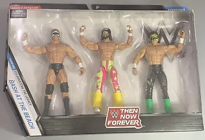 WWE Mattel Elite Bash At The Beach Macho Man Lex Luger Sting Then Now Forever • $154.77