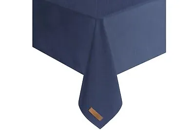 Cuisinart Chambray Tablecloth 60 X 84 Inches Dark Blue • $20.04