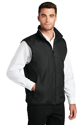 Port Authority Mens Sleeveless Full Zip Challenger Vest With Pockets J355 • $24.80