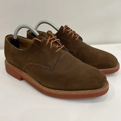 £59.99 • Buy Sanders Brown Suede Shoes Smart Size UK 7.5 F US 8.5 D - Made In England - VGC