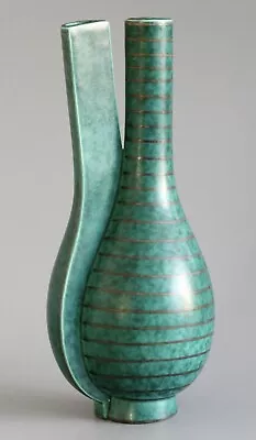 Rare Vase Argenta / Surrea - Wilhelm KÅge - Gustavsberg • $899.99