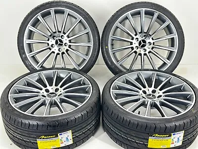 20  Wheels Rims Tires Fit Mercedes Benz C E S550 Amg S63 Gunmetal Staggered Set • $2321.14