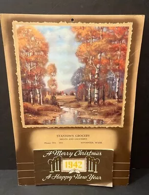 Vintage 1942 Calendar / Maca Yeast Advertising / Annapolis Wash • $6.23