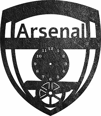 £3.58 • Buy Arsenal Fc Wall Clock- DXF Files For CNC Plasma Laser Cut Waterjet SVG CDR Files