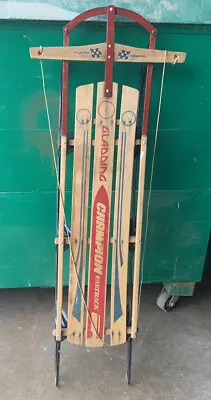 Vintage Sled (Gladding Champion Fastback) Metal Rail Sled • $99