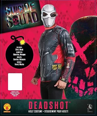 £7.48 • Buy Dc Comics Deadshot Costume Suicide Squad Fancy Dress Cosplay Gift Idea New Men