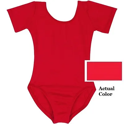 Mondor 496 Red Child's Size Small (4-7) Short Sleeve Leotard • $9.99