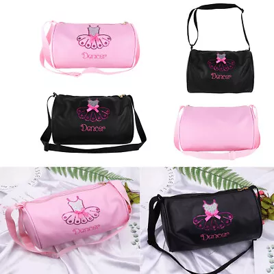 Girls Ballet Dance Bag Adorable Sequin Embroidered Dress Duffle BagDancing New • $16.14