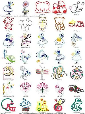 Over 1600 Applique Collection Embroidery Machine Designs Pes Jef On Usb Drive • $12.95