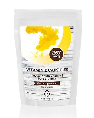 VITAMIN E 267mg 400iu Antioxidant 7-30-60-90-120-180-250 Capsules • $142.45