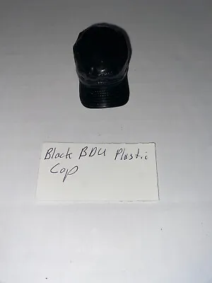 1:6 Scale GI Joe Loose Gear Accessories Plastic Black BDU Cap Hat • $4.49