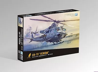 Dream Model DM720018 1/72 UH-1Y `Venom` USMC Helicopter (Plastic Model) • $39