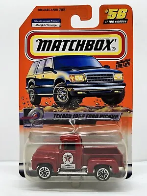 1996 Matchbox #56 Speedy Delivery Series 12 TEXACO 1956 Ford Pickup Red New • $5.99