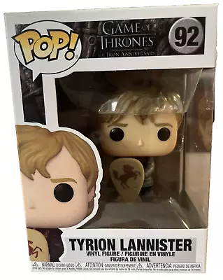 Game Of Thrones - Tyrion Lannister - #92 Vaulted - Pop! Vinyl + Protector • $25