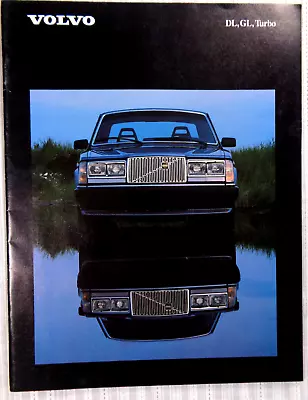 Vintage Volvo Brochure DL GL Turbo 1984 VG! • $19.95