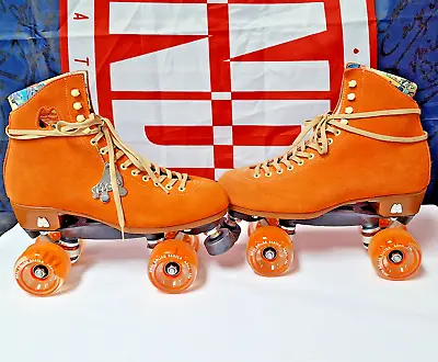 Moxi Lolly Roller Skates Outdoor Skate - Clementine Size 9 • $300