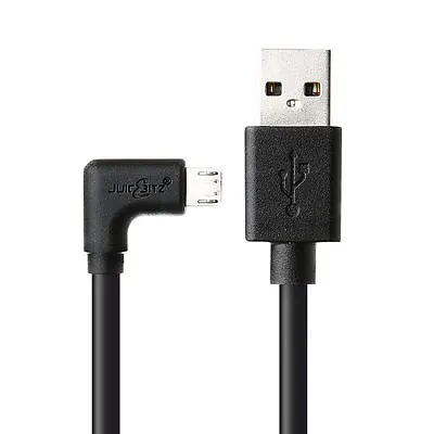 JuicEBitz® HEAVY DUTY 20AWG Micro USB Right Angle FAST Data Charging Cable Lead • £5.99