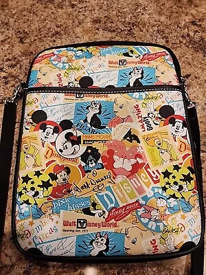 Disney Tech Parks Mickey/Minnie Mouse Goofy Dumbo IPad Bag/ Purse Classic CUTE! • £21.20