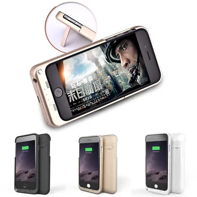 UK4800mAh Portable External Power Pack Backup Battery Charger Case IPhone 6 Plus • £11.19