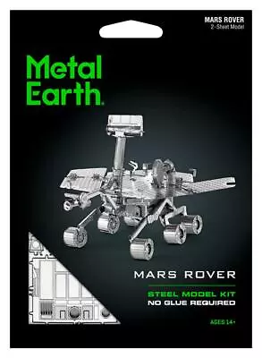 Fascinations Metal Earth - US NASA's Mars Rover - 3D Laser Cut Steel Model Kit • $10.95