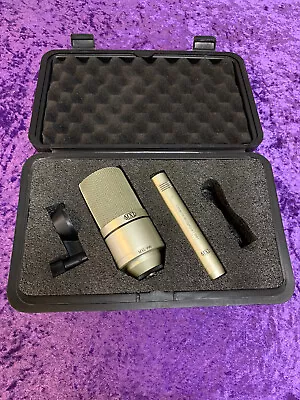 MXL 990/991 Large And Small Diaphragm Condenser Microphone Bundle With Case • $75