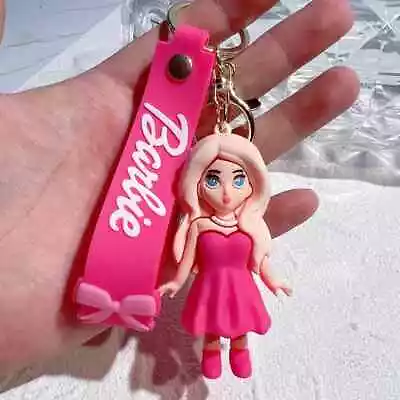 Barbie Movie Character Keyring Key Fob Bag Charm Cartoon Gift Keychain UK Seller • £4.99