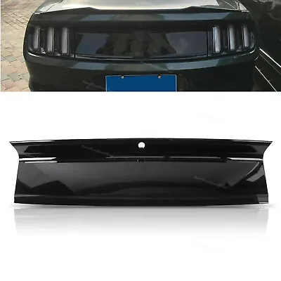 Glossy Black Rear Trunk Panel Decklid Trim Cover For 2015-2020 Ford Mustang GT • $52.05