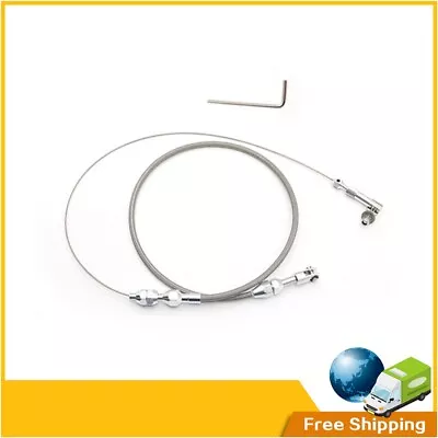 New Universal Throttle Cable Stainless Steel 24  For Ford GM And More US • $16.99