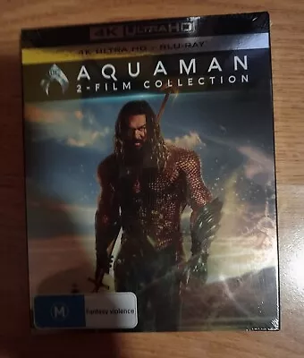 Aquaman 2 Film Collection 4k Ultra Hd Bluray Lost Kingdom New Au DC Slipcover • $49.95