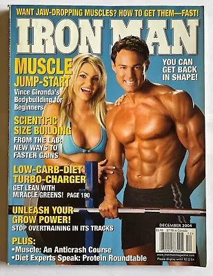 IRON MAN Bodybuiding Magazine Gironda Lund Coleman Haney December 2004 • $7