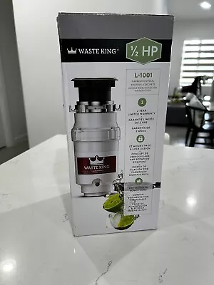 Waste King L-1001 Garbage Disposal With Power Cord 1/2 HP & 1025 EZ Mount • $85