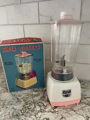 Vintage 1960s Super Blender W/Flash Light - Toy Blender Mini Appliances • $75