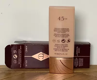 Charlotte Tilbury Light Wonder Foundation 4.5 Pale New In Box • £30