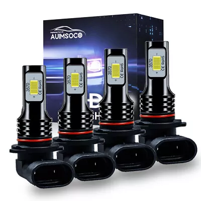 $19.99 • Buy For Honda Civic Sedan 4-Door 2004-2015 6000K LED Headlights Bulbs Hi/Lo Lights