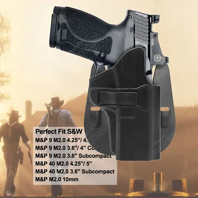 Holster For Smith & Wesson S&W MP 9 M2.0 /Compact /Subcompact & M&P 40/ M&P 10mm • $20.99