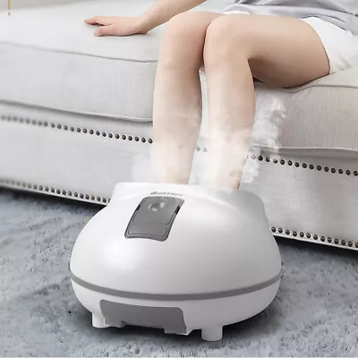 Steam Foot Spa Bath Massager Foot Sauna Care W/Heating Timer Electric Rollers • $69.99