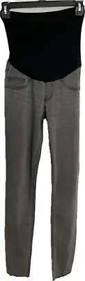 Motherhood Maternity Indigo Blue Women's Pants Ankle Gray Skinny Size XS • $14.99