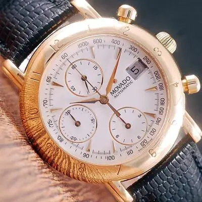 Movado 1881 Suisse 18k Chronograph Men's Watch! • $5500