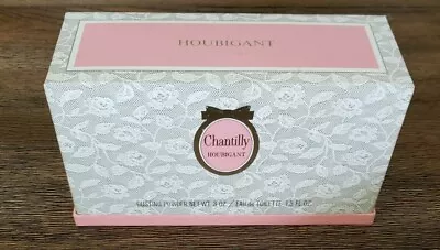 Vtg Houbigant Chantilly Gift Set Dusting Powder 3.0oz Perfume Eau De Toilette  • $119.99