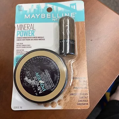 Maybelline Mineral Power Powder Foundation W/ Brush Talc Free 920 Nude Chair • $4